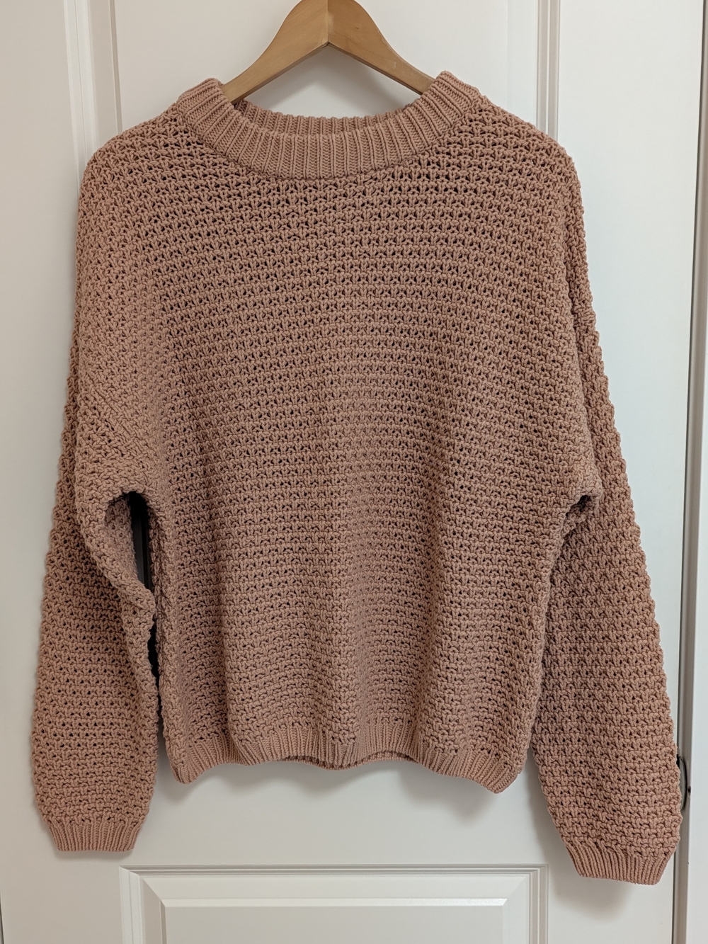 Universal Thread Cozy Chunky Crewneck Sweater - Peach/Blush Pink